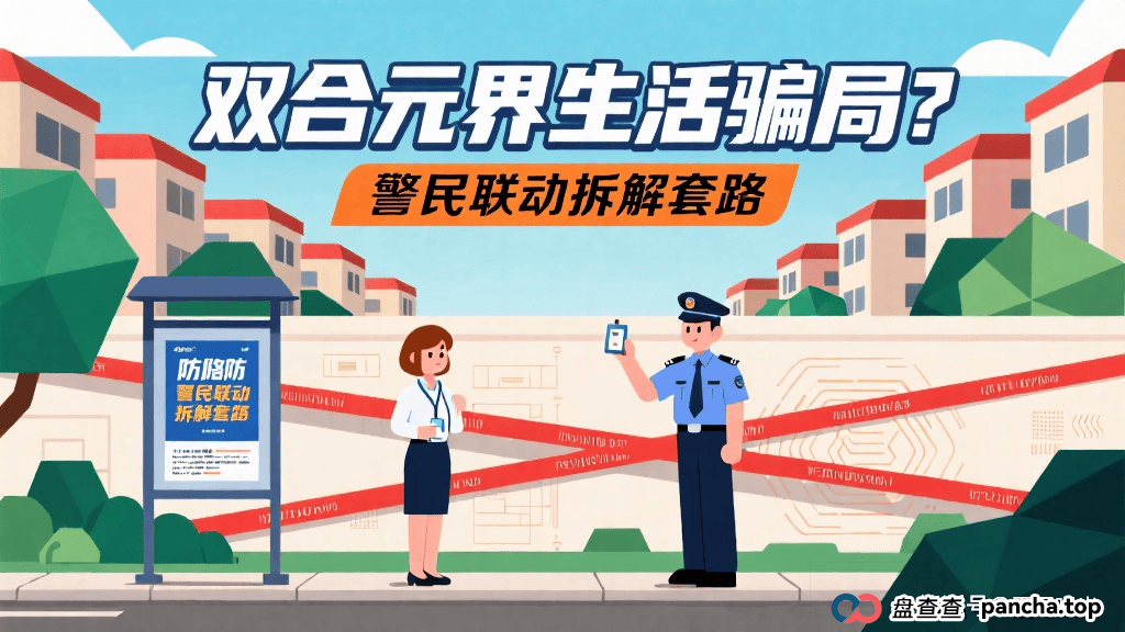 双合元界生活骗局？社区网格员协同民警劝阻骗局 (1)