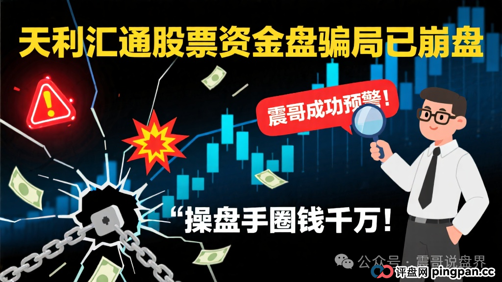 天利汇通股票资金盘骗局已经崩盘，震哥成功预警，操盘手圈钱千万(1)
