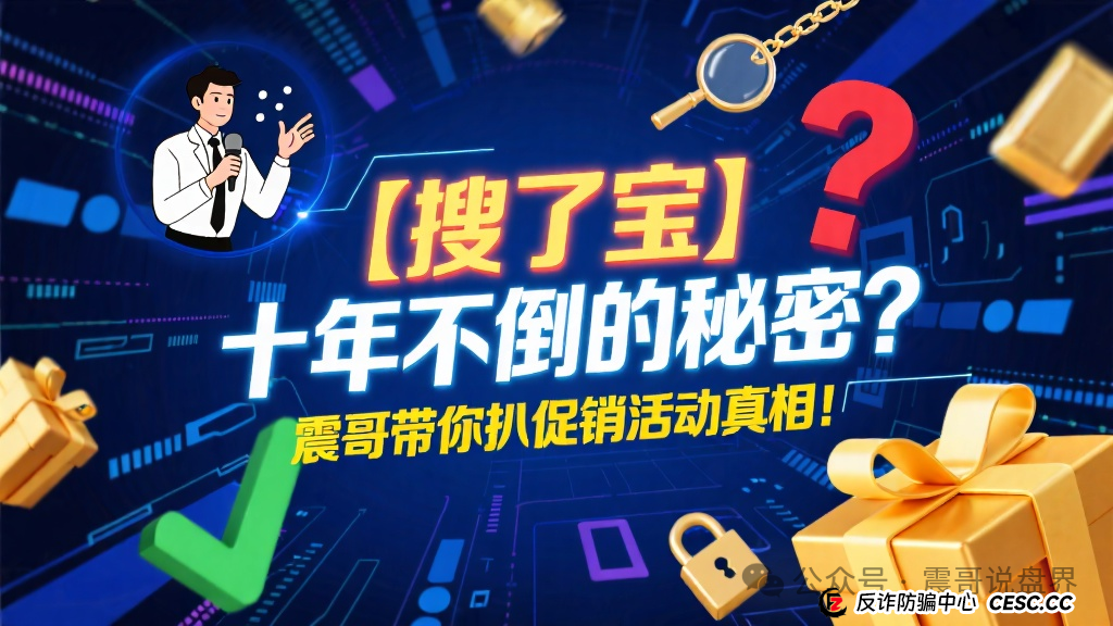 【搜了宝】十年不倒的秘密?震哥带你扒一扒这个"促销活动"的底