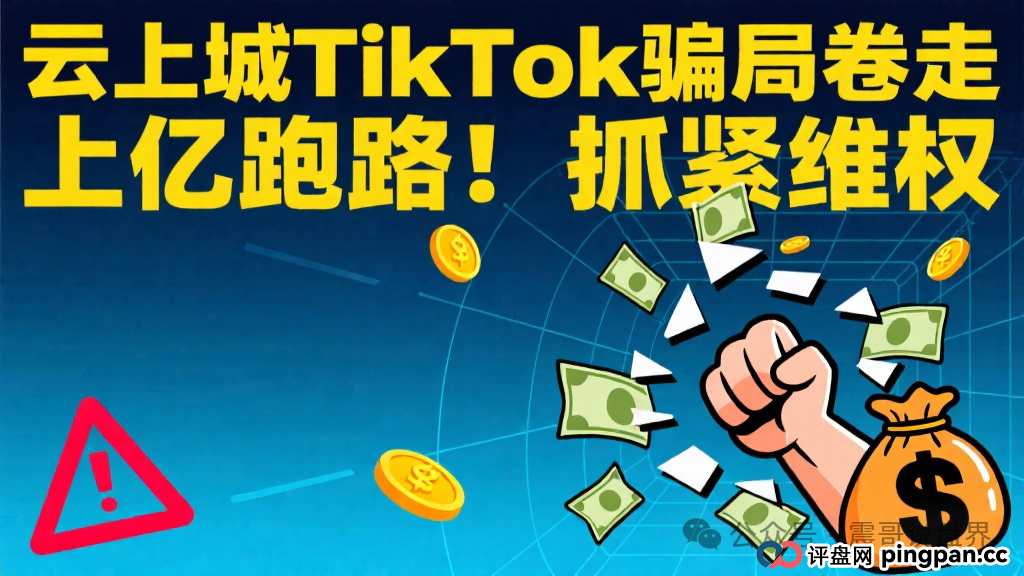 云上城TikTok骗局卷走上亿跑路！抓紧维权(1)