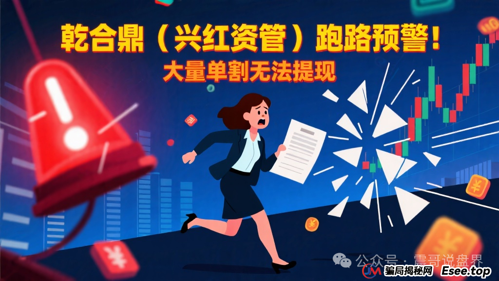 乾合鼎(兴红资管)跑路预警!大量单割无法提现(1) 乾合鼎(兴红资管)跑路预警!大量单割无法提现(1)