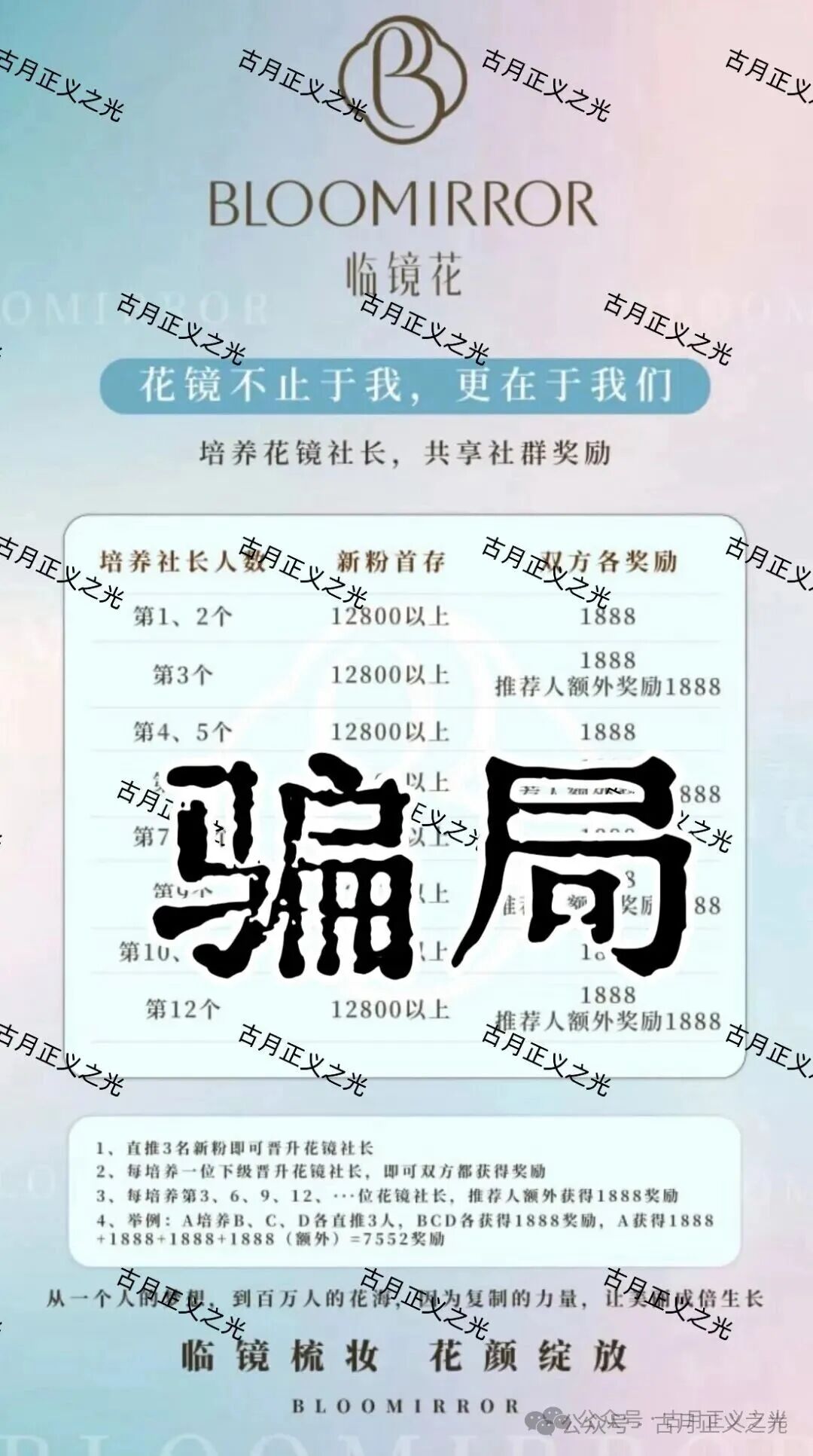 曝光：临镜花骗局大量投诉反诈文章，实名举报临镜花（香港）美妆有限公司进行非法集资诈骗活动，马上要崩盘跑路了！(2)