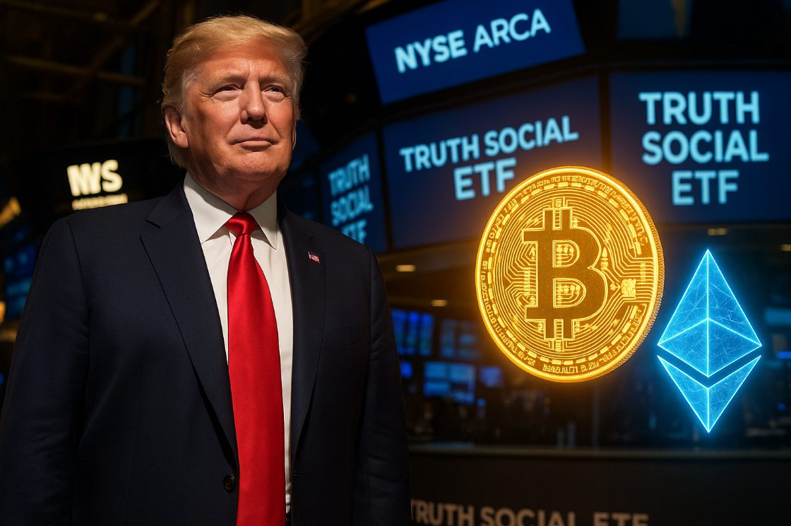 纽约证券交易所 Arca 寻求美国证券交易委员会批准 Truth Social 75% 比特币、25% ETH ETF(1)