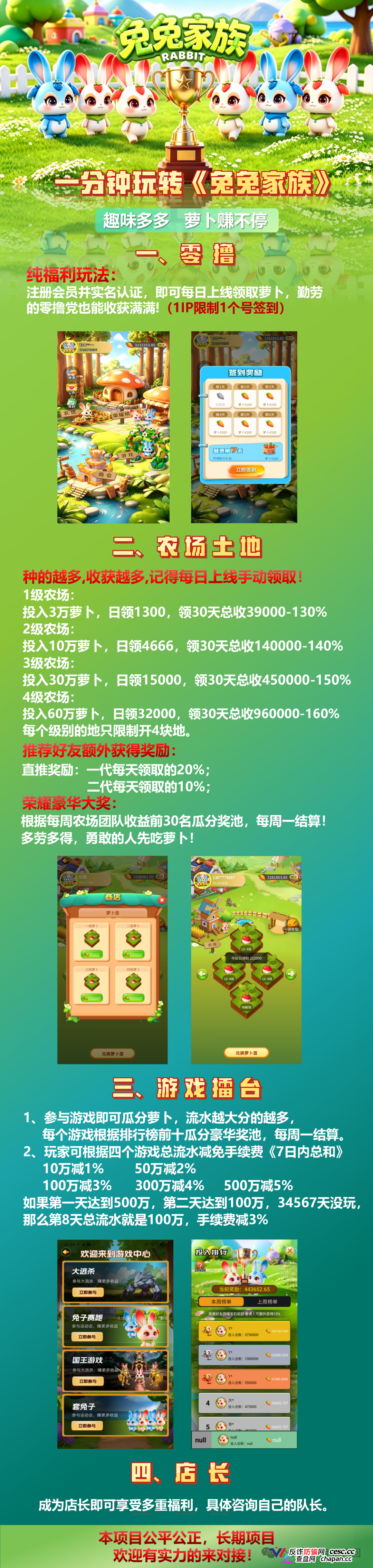 重磅曝光！“兔兔家族”APP竟是农场伪装的资金盘骗局！(1)