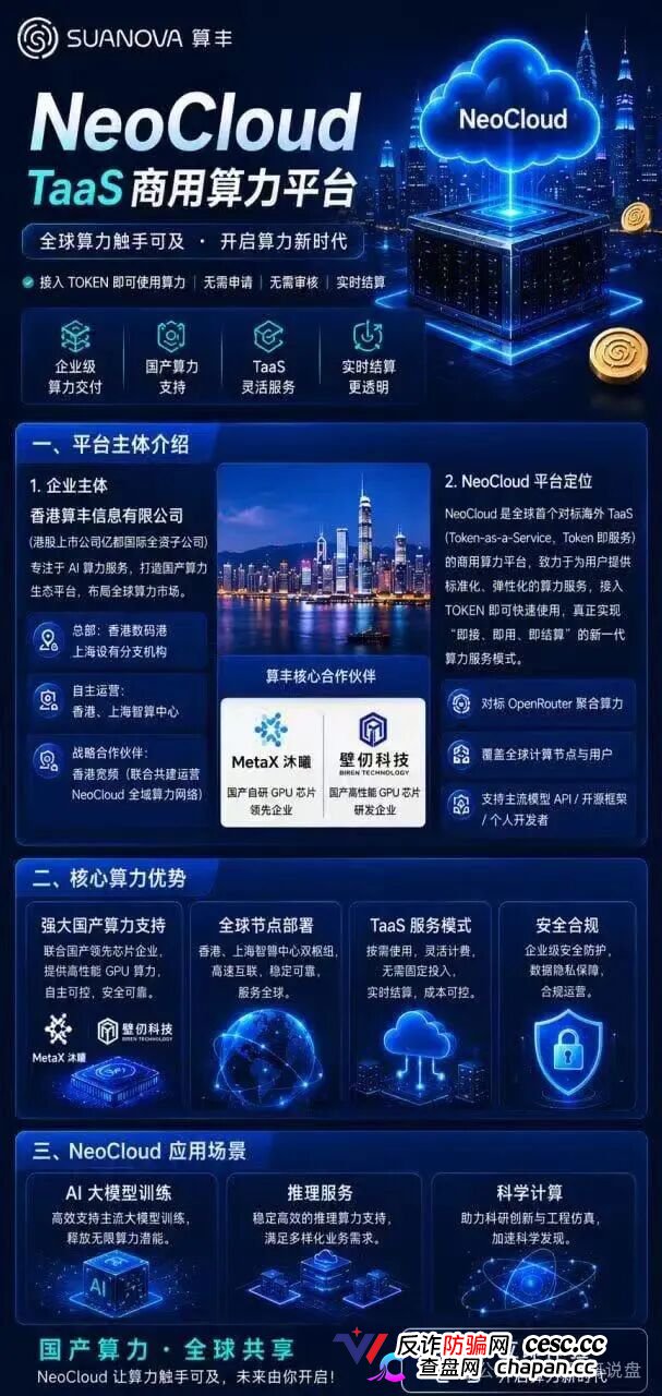 曝光算丰SUANOVA NeoCloud算力骗局：披着AI算力外衣的庞氏资金盘骗局(3)