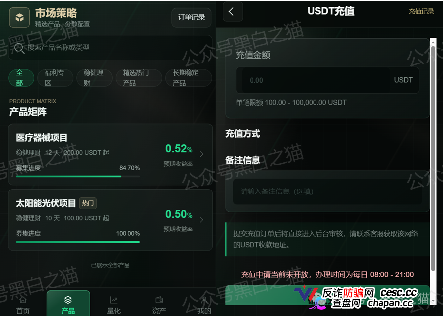 香港施罗德资产管理公司：盗用200年英国资管巨头LOGO，用五常大米和USDT抽奖钓你入局(5)